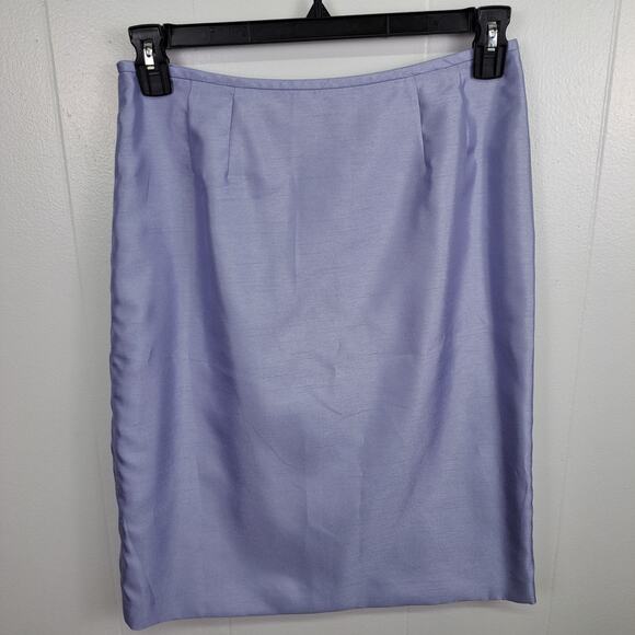 Le Suit Petite Women’s Skirt Suit Set 8P Lavender Blazer & Skirt NWT - Picture 10 of 16